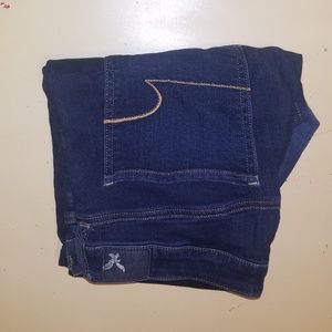 Dark blue skinny jeggings